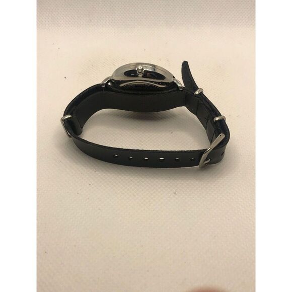 Skagen SKW2582 Women's Black Leather Analog Blue Dial Quartz Genuine Watch OL37 - Picture 9 of 9